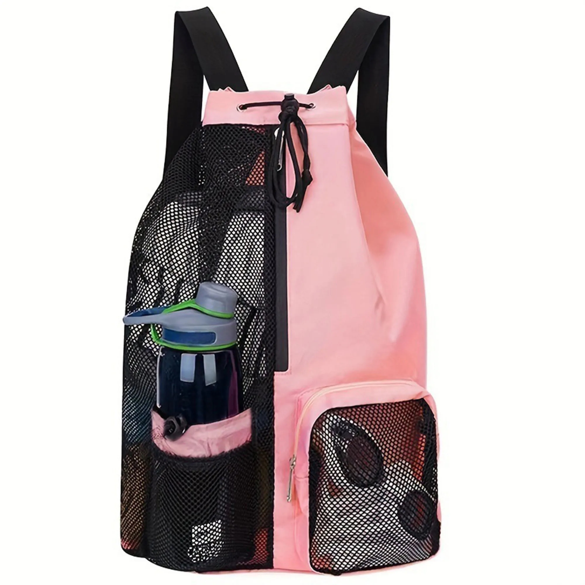 Multi-Function Breathable Mesh Drawstring Backpack 6