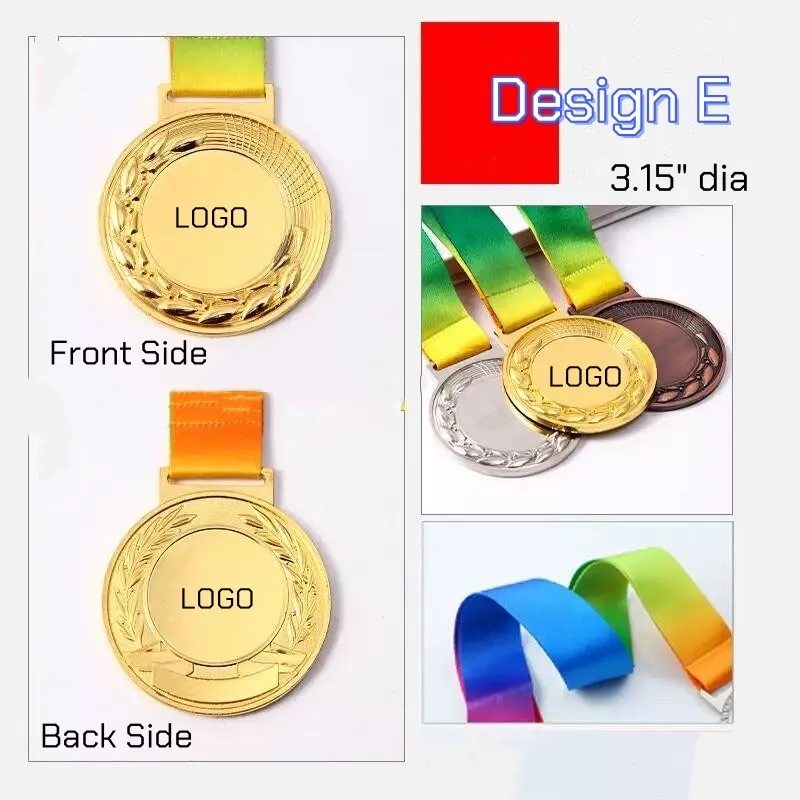 Lot Winner Metal Medals with Neck Ribbons Trophy Award 6