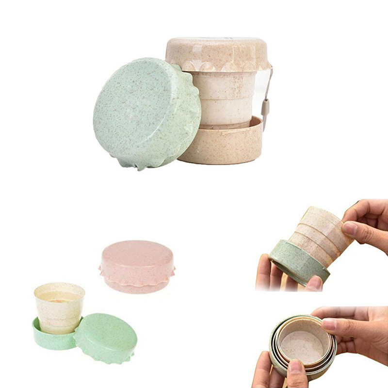 Wheat Straw Foldable Cup 2