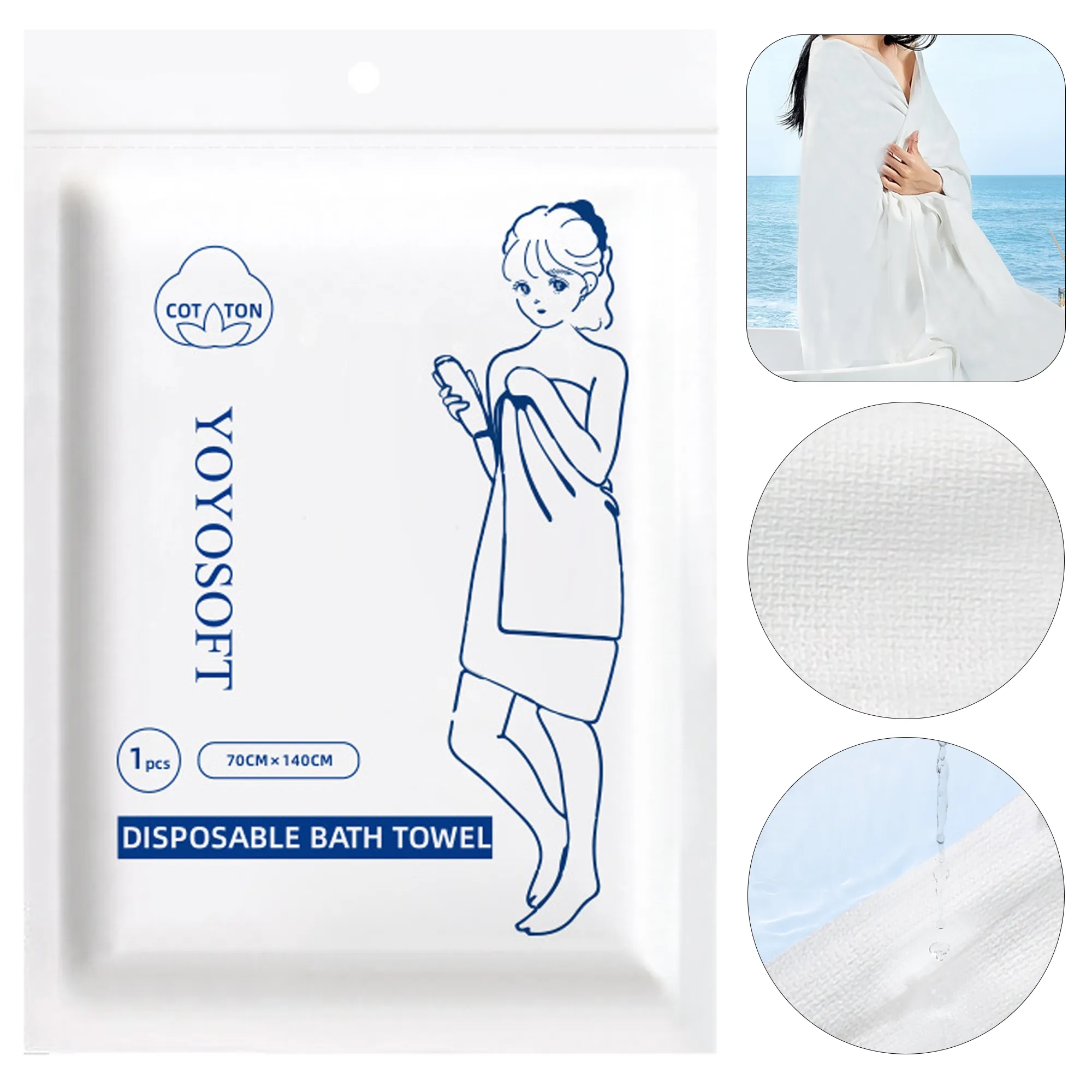Disposable Travel Hotel Bath Towel 1