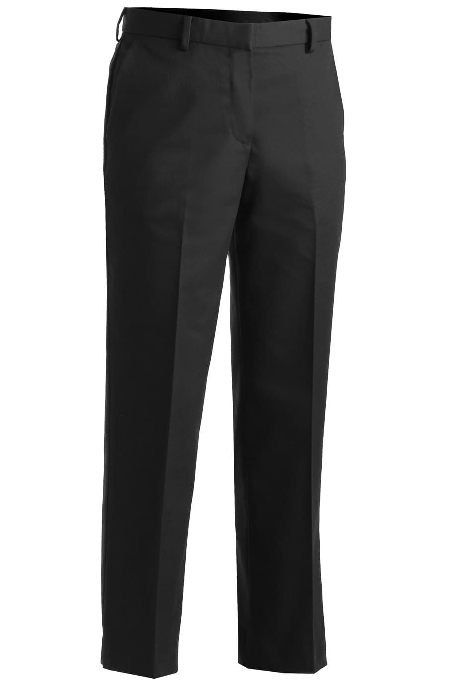 Ladies Business Casual Flat Front Chino Pant 3