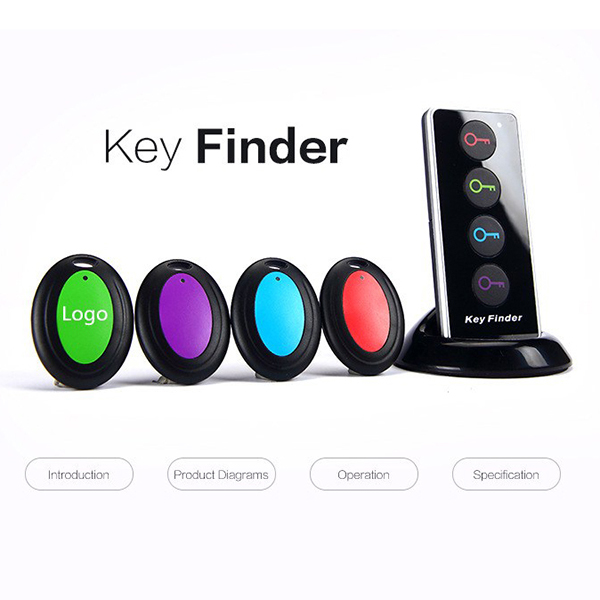 Key Finder,Wireless Keychain RF Locator 4