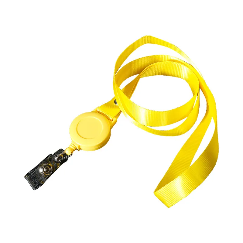 Custom Polyester Lanyard With Retractable Badge Reel 3