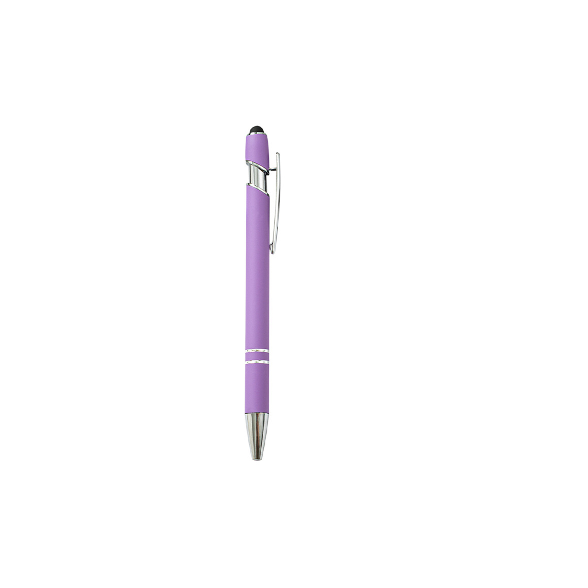 Aluminum Stylus Pen With Rubberized Finish And Plunger Action 13