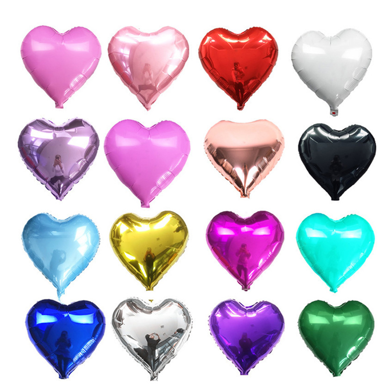 Custom 18 inches Heart Shape Foil Balloons 3