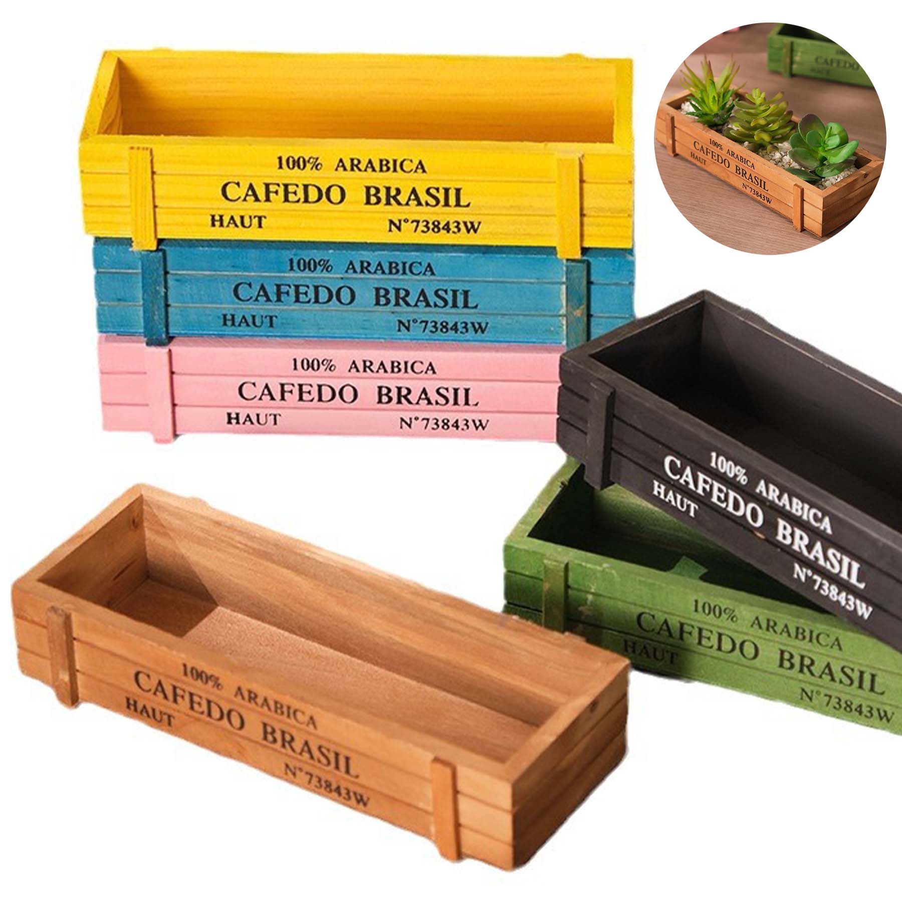 Wooden Flower Pot 2