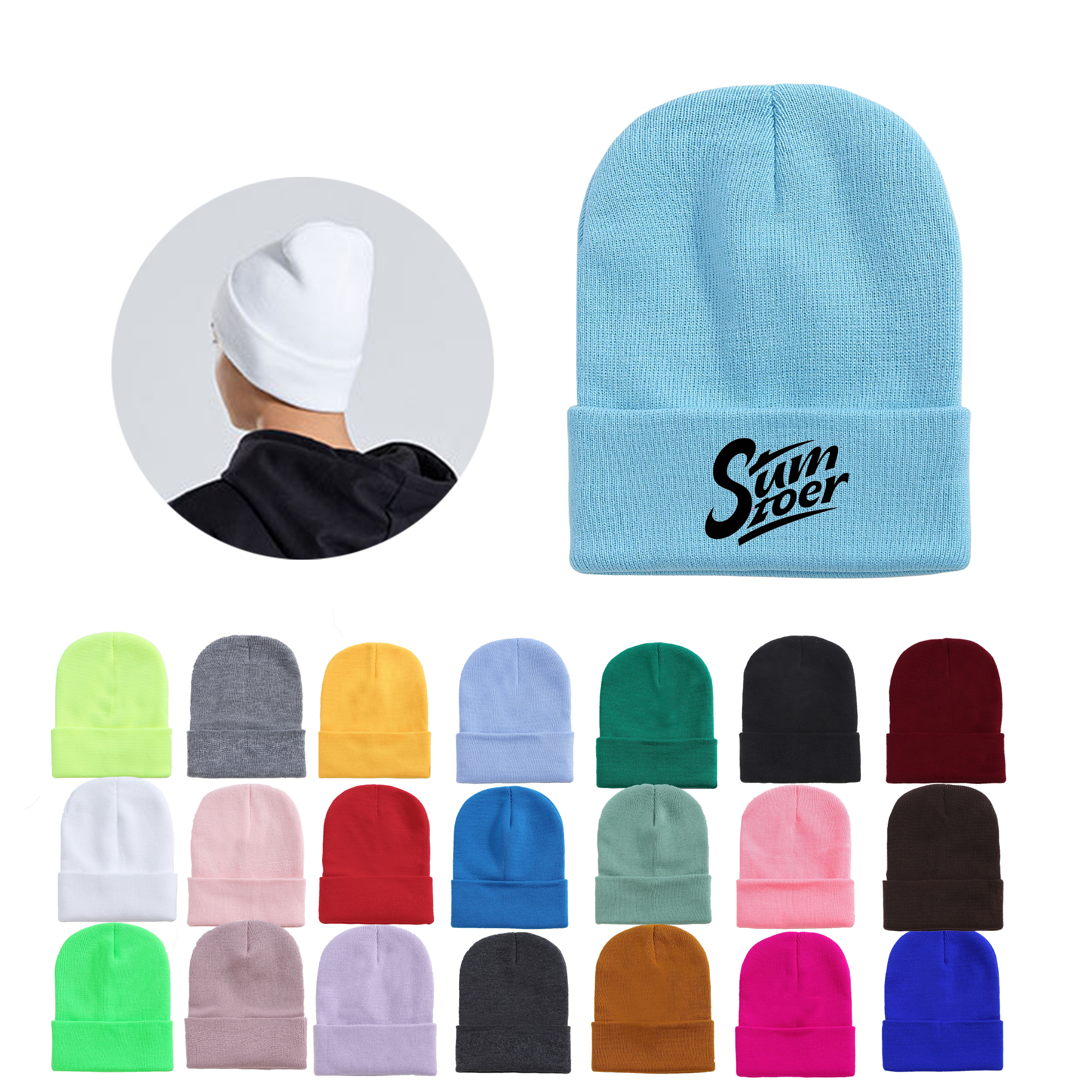 Soft Winter Acrylic Hat MOQ 20 3