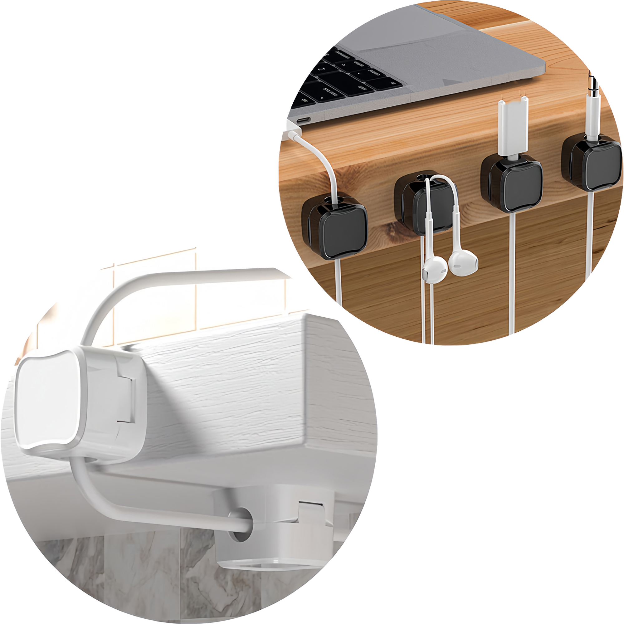 Custom Magnetic Cable Organizer for Desk and Office Use 2