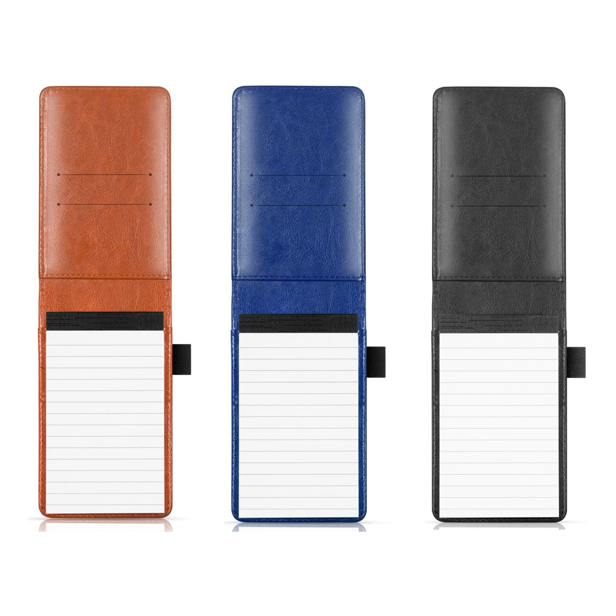 Faux Leather Notepad with Pen 5