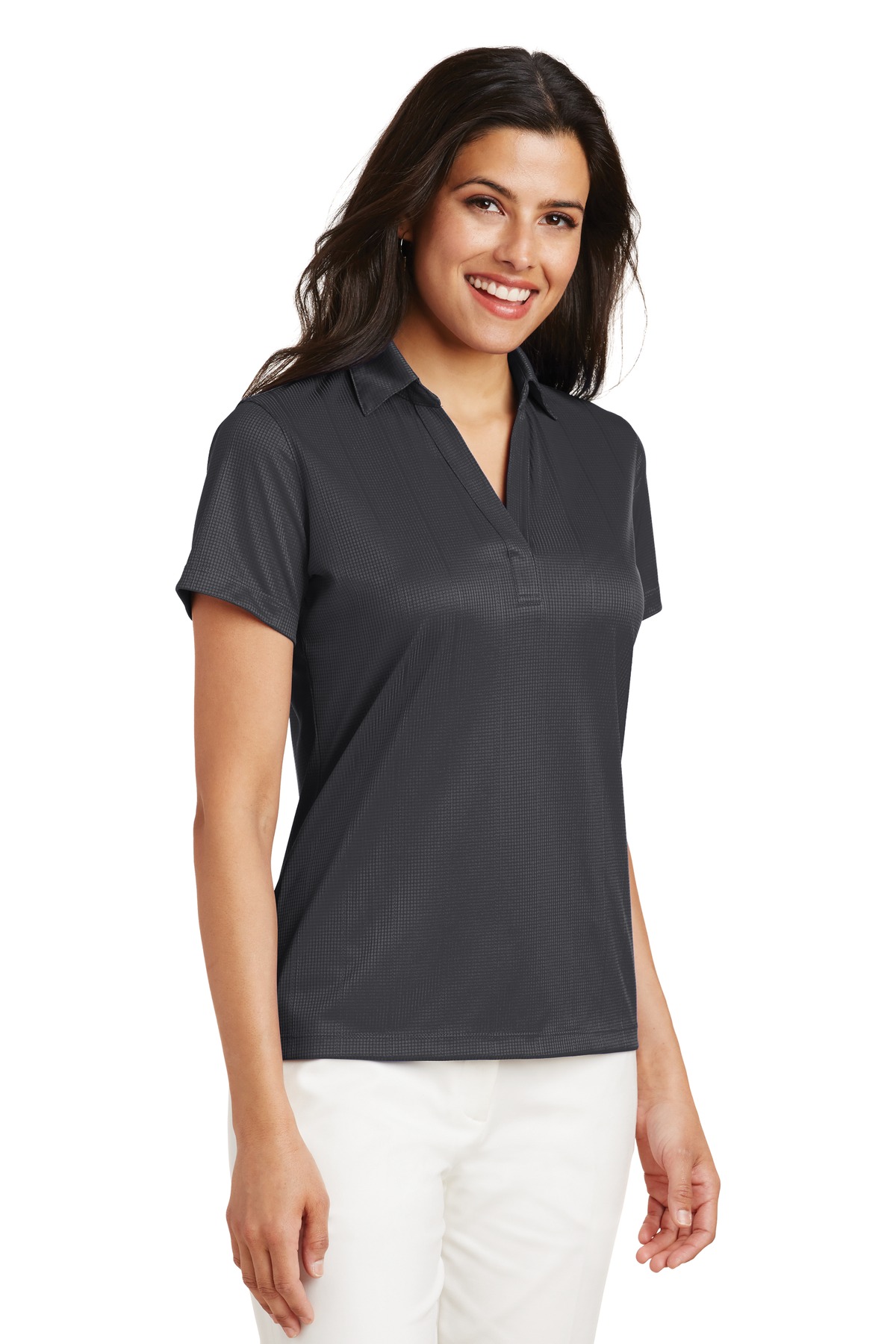 Port Authority Women's Performance Fine Jacquard Polo. L528 53