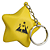Star Stress Reliever Key Chain 4