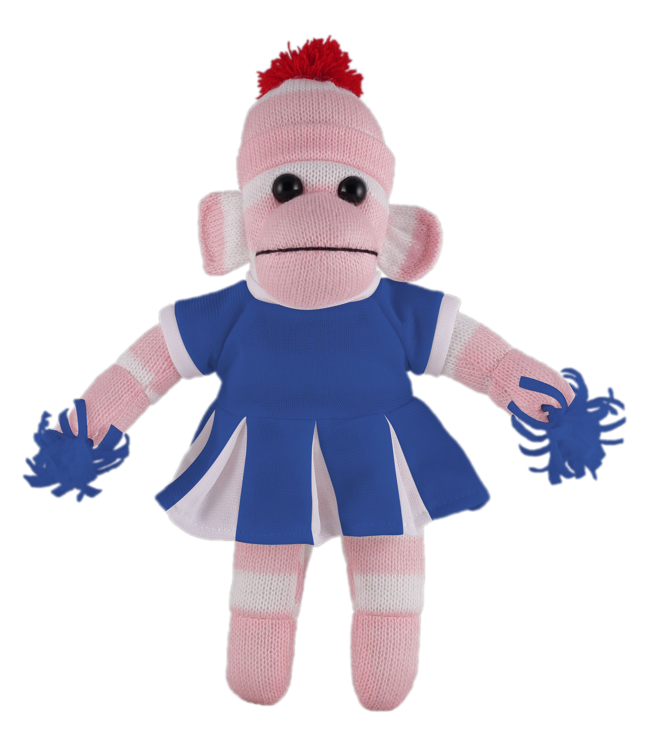 Pink Sock Monkey (Plush) with Cheerleader Outfit 3