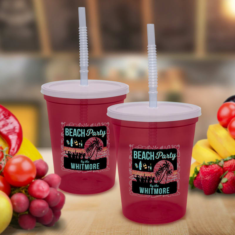 16oz Translucent Stadium Cups 12