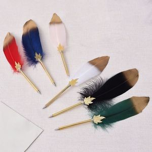 Pure Color Feather Pen 19