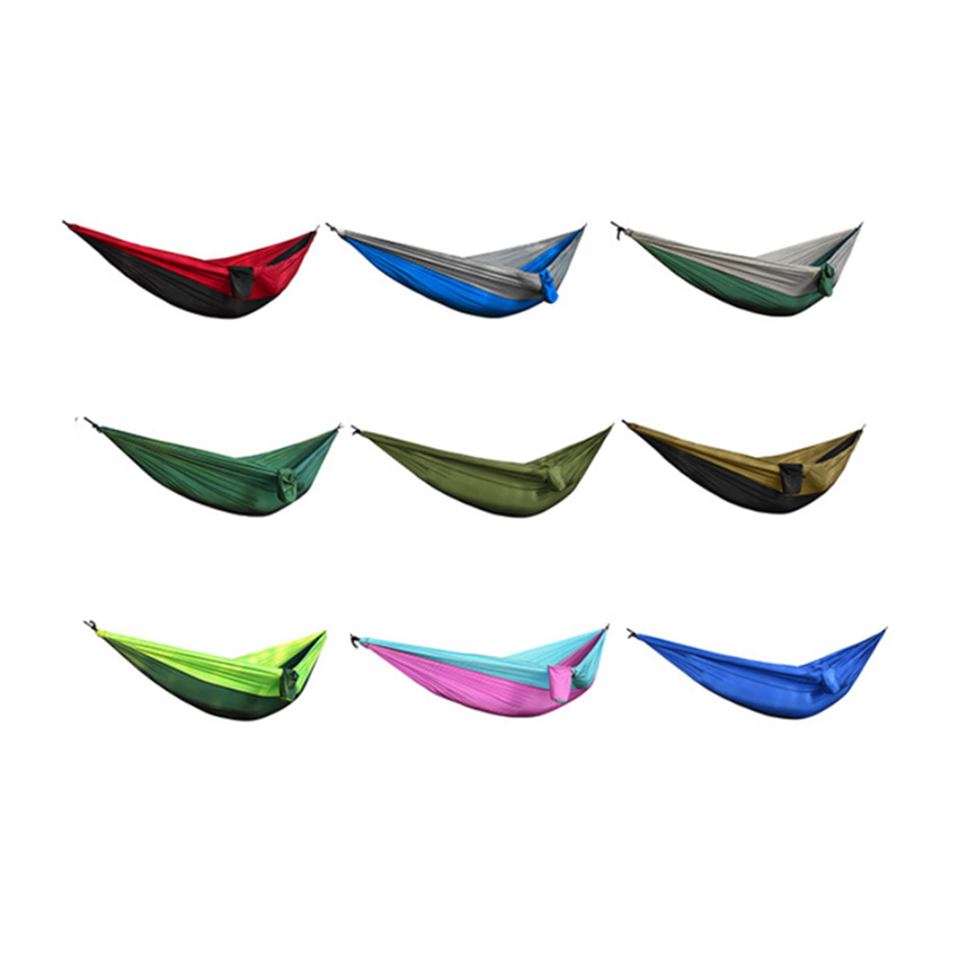 Outdoor Parachute Nylon Camping Hammock 3