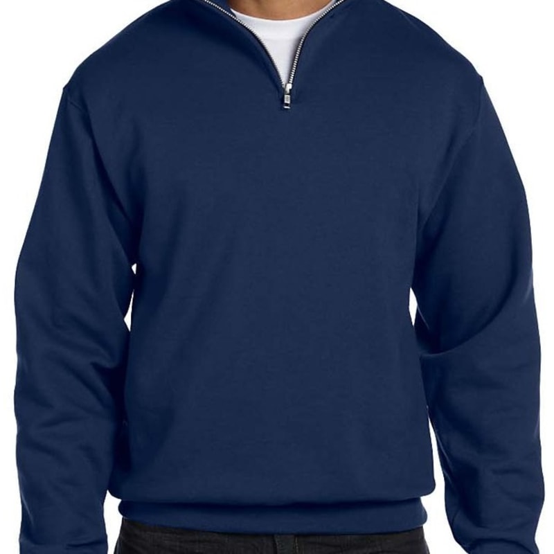 Jerzees 8 Oz., 50/50 NuBlend® Quarter-Zip Cadet Collar Sweat 10