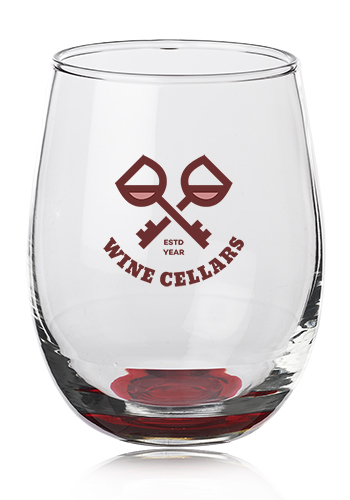 17 oz. Sienna Stemless Wine Glasses 8