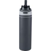 Elvin 28oz Recycled Stainless Flip Straw Bottle, custom water bottle with logo imprint 91