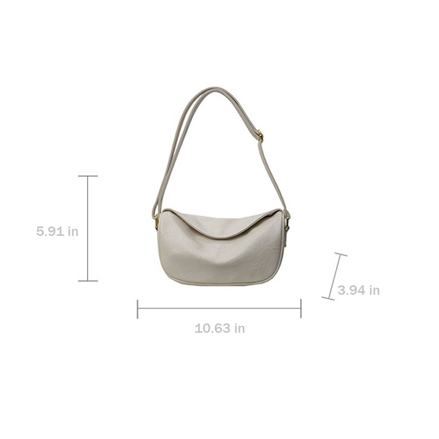 Women's Adjustable PU Leather Crossbody Bag 6