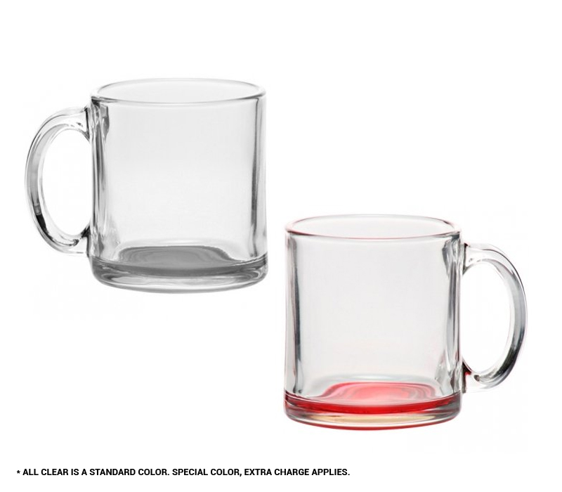 Classic Glass Mug with Easy Grip, 13oz. 2