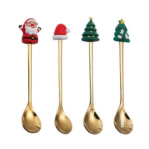 Christmas Dessert Coffee Spoon 24