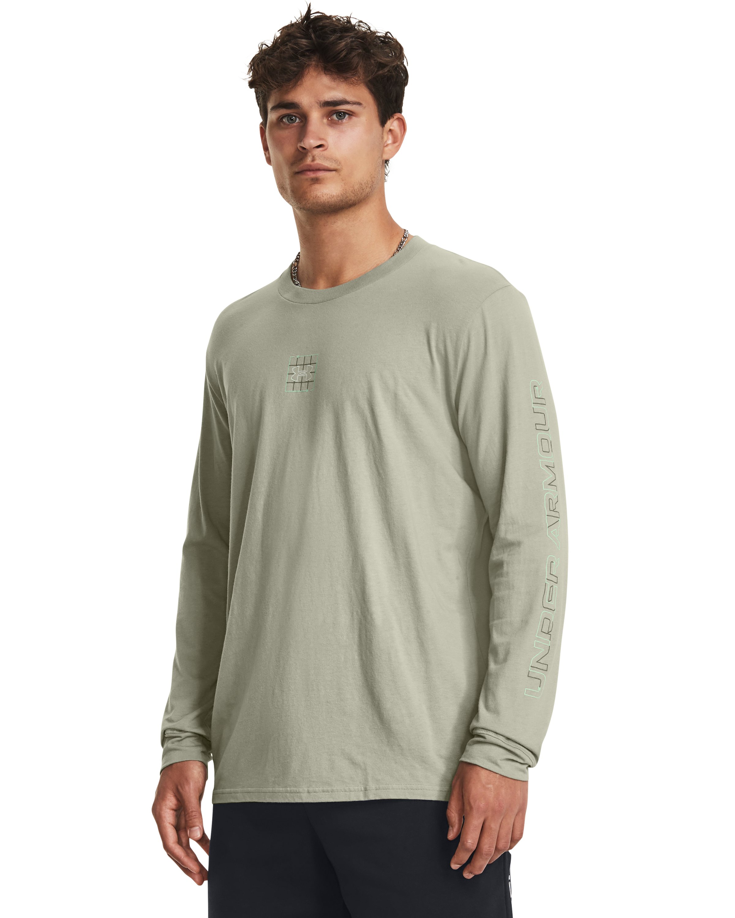 Men's UA Outdoor Grid Logo Long Sleeve 4