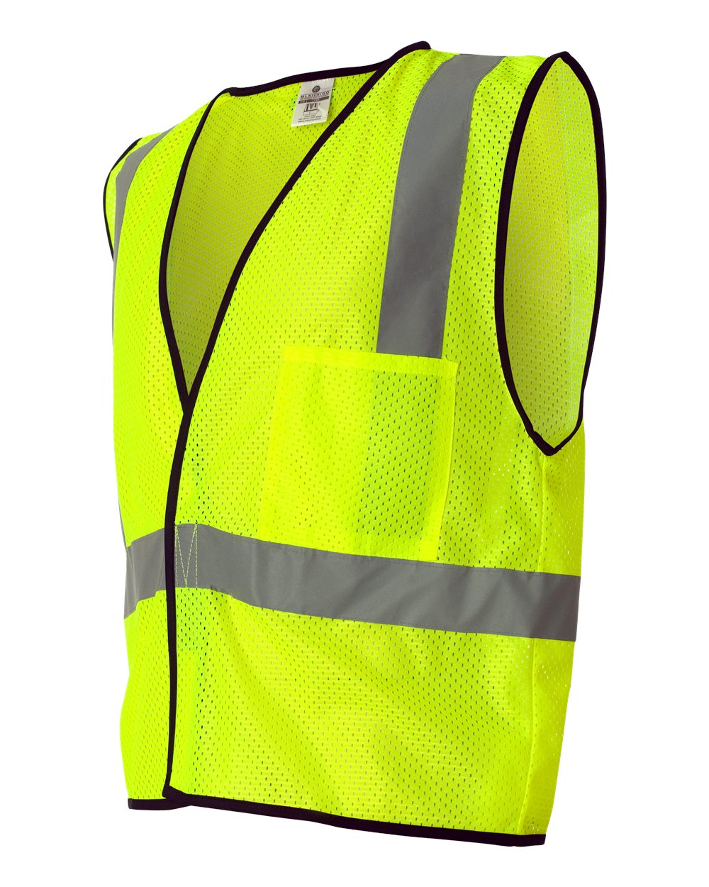 Economy Single Pocket Hook-and-Loop Mesh Vest