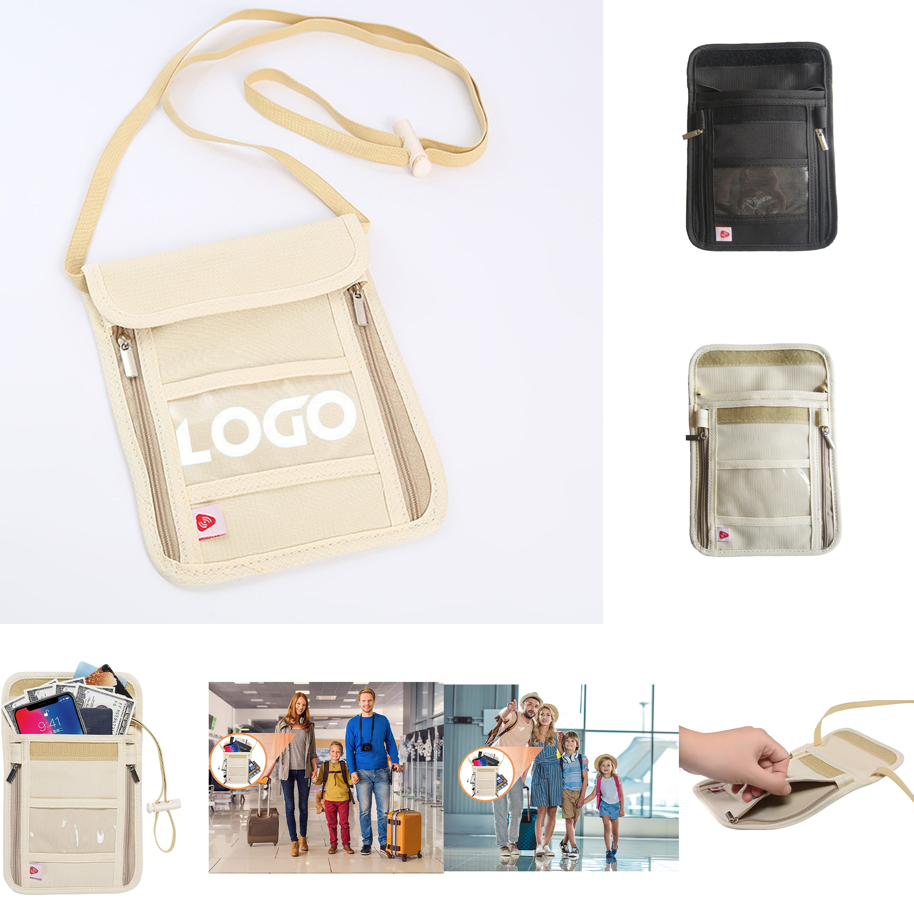 Passport Holder Neck Wallet 2