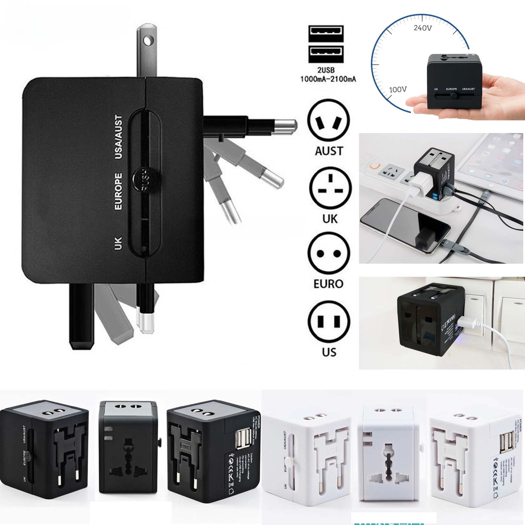 Multifunction Universal Travel Adapter 4