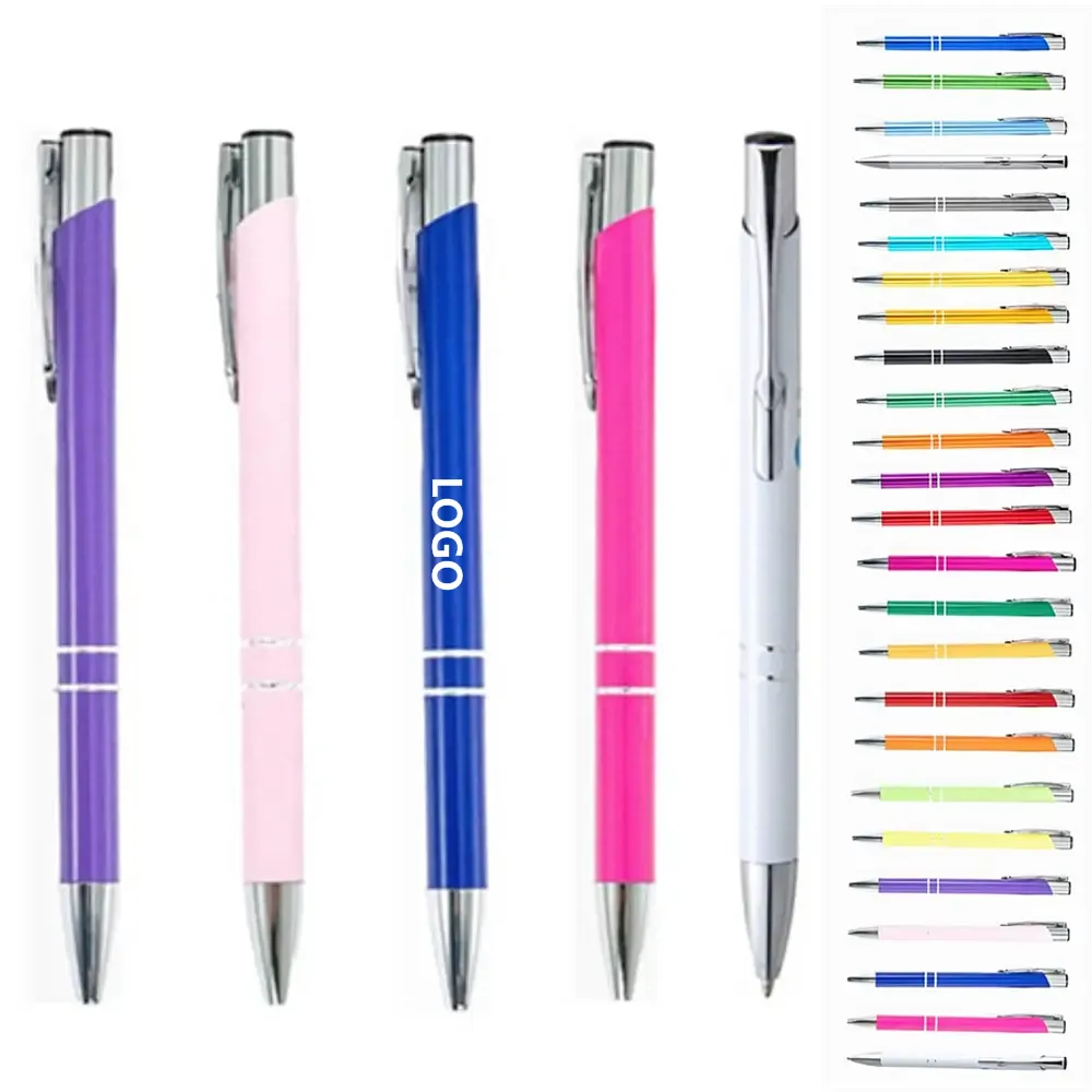 Press the aluminum rod ballpoint pen 2
