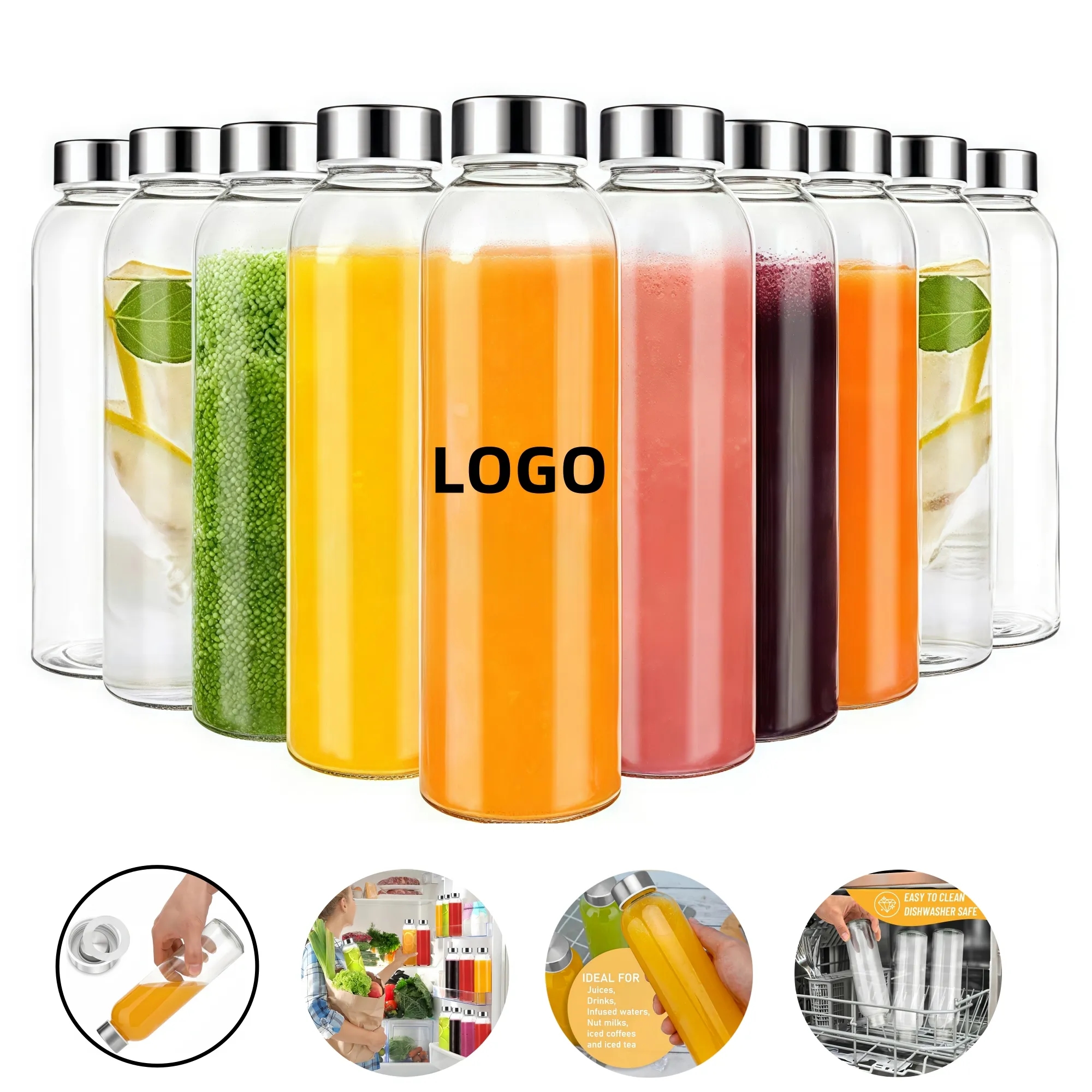 17oz Glass Drinking Cup 2