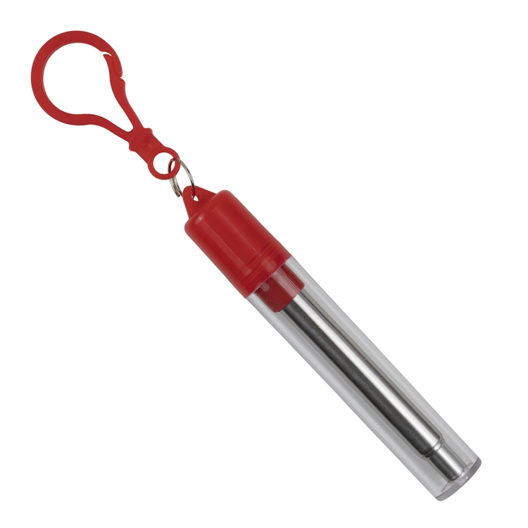 "Eco-Collapsible Straw" 8" Reusable Stainless Steel Straw 26
