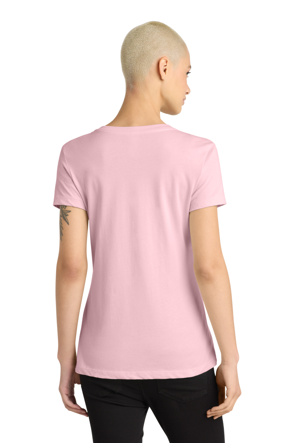 District - Women's Perfect Weight V-Neck Tee. DM1170L 131