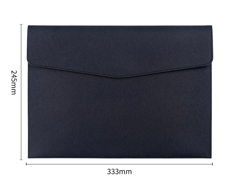 A4 PU Leather Envelope Folder With Magnetic Snap 2