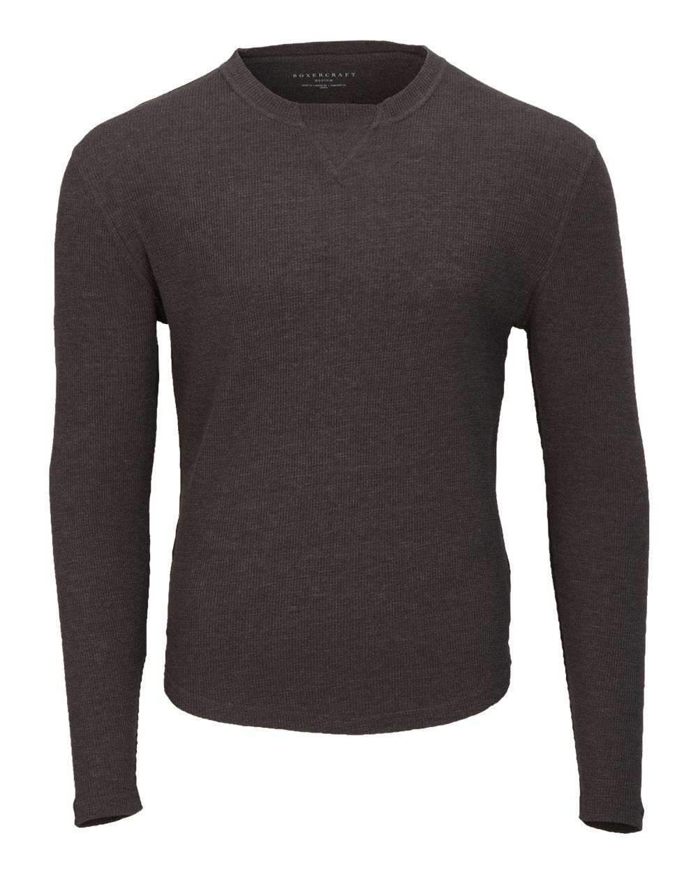 Men's Waffle Knit Long Sleeve T-Shirt - BM3103 19