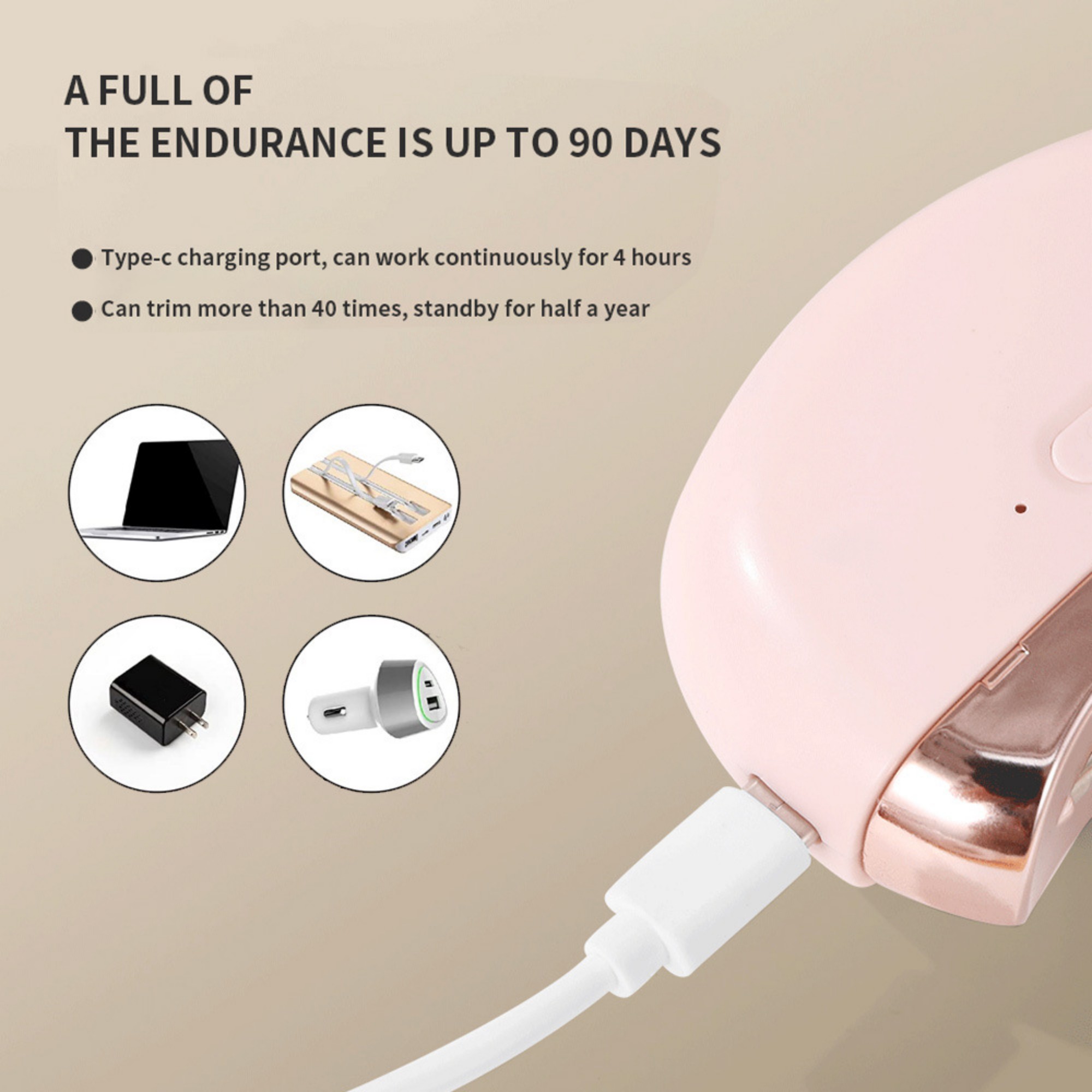 2-in-1 Electric Nail Trimmer And Polisher 5