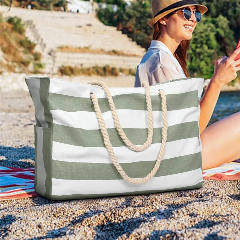 Striped Outdoor Storage Bag 3