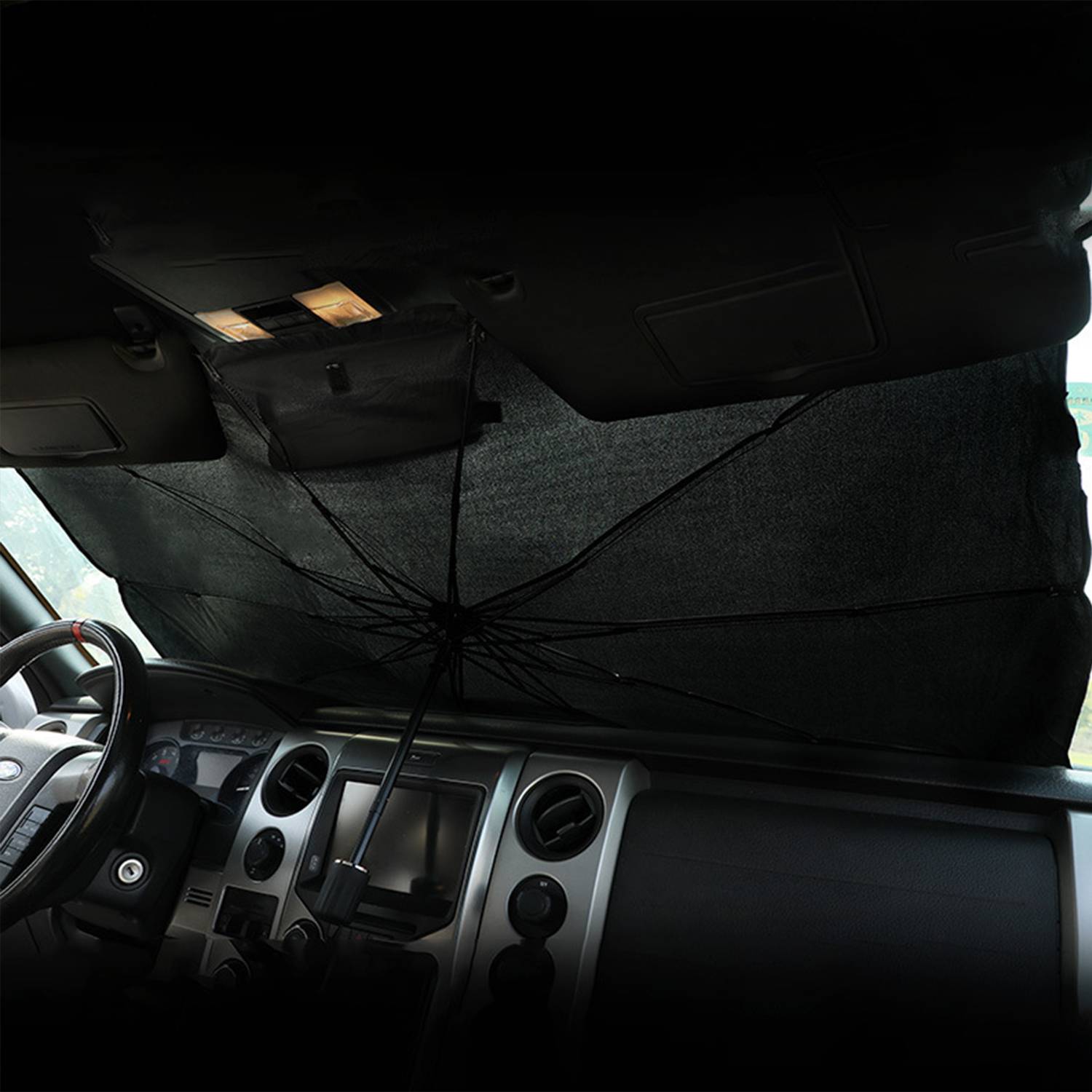 Car Front Manual Parasol 3