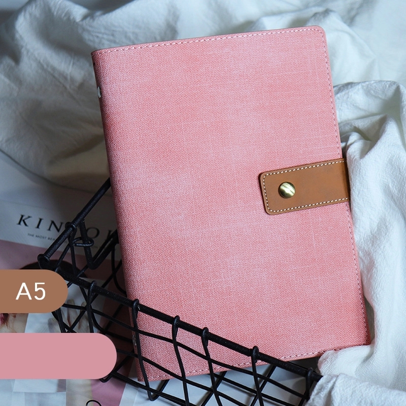 PU Leather A5/A6 Business Travel Journal Binder Notebook 21