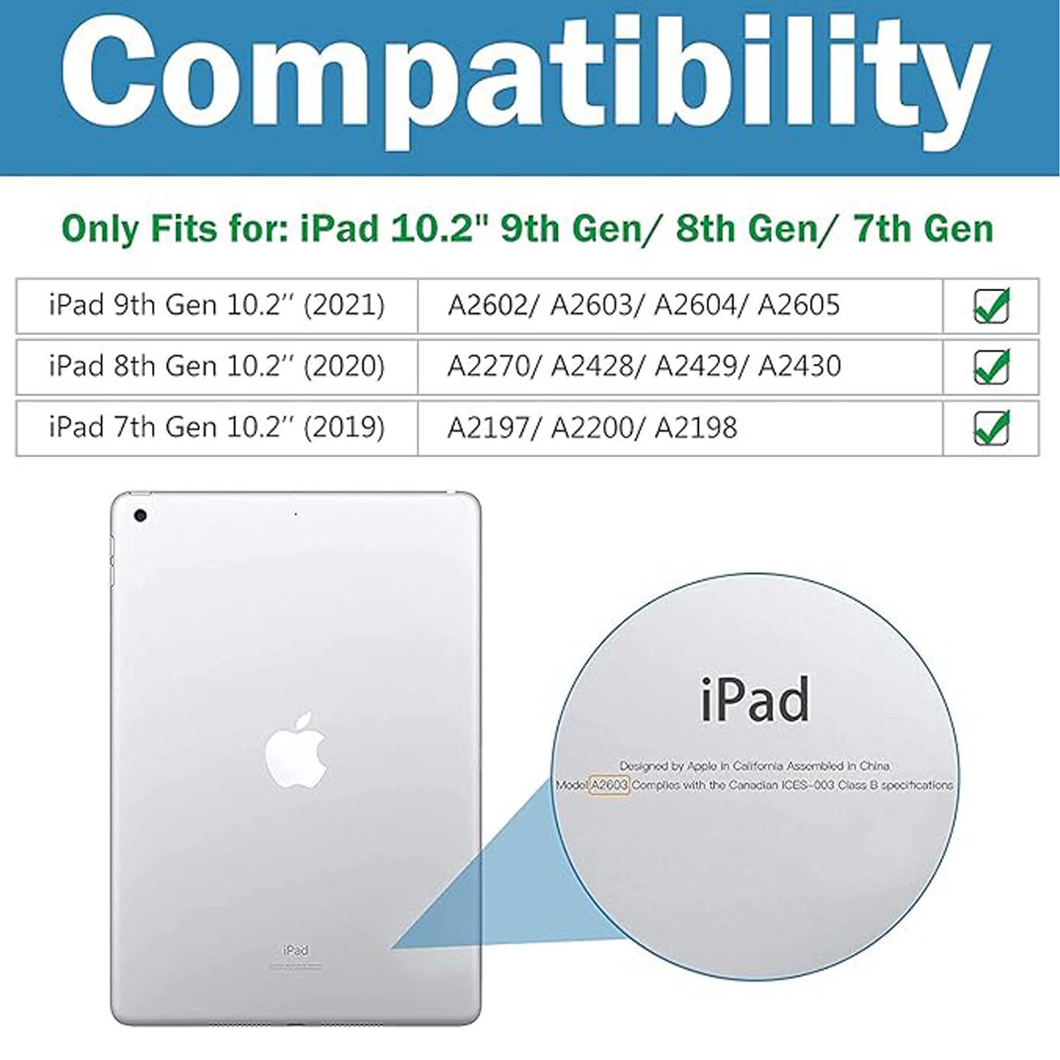 iPad case 10.2 inch silicone PC full cover 5