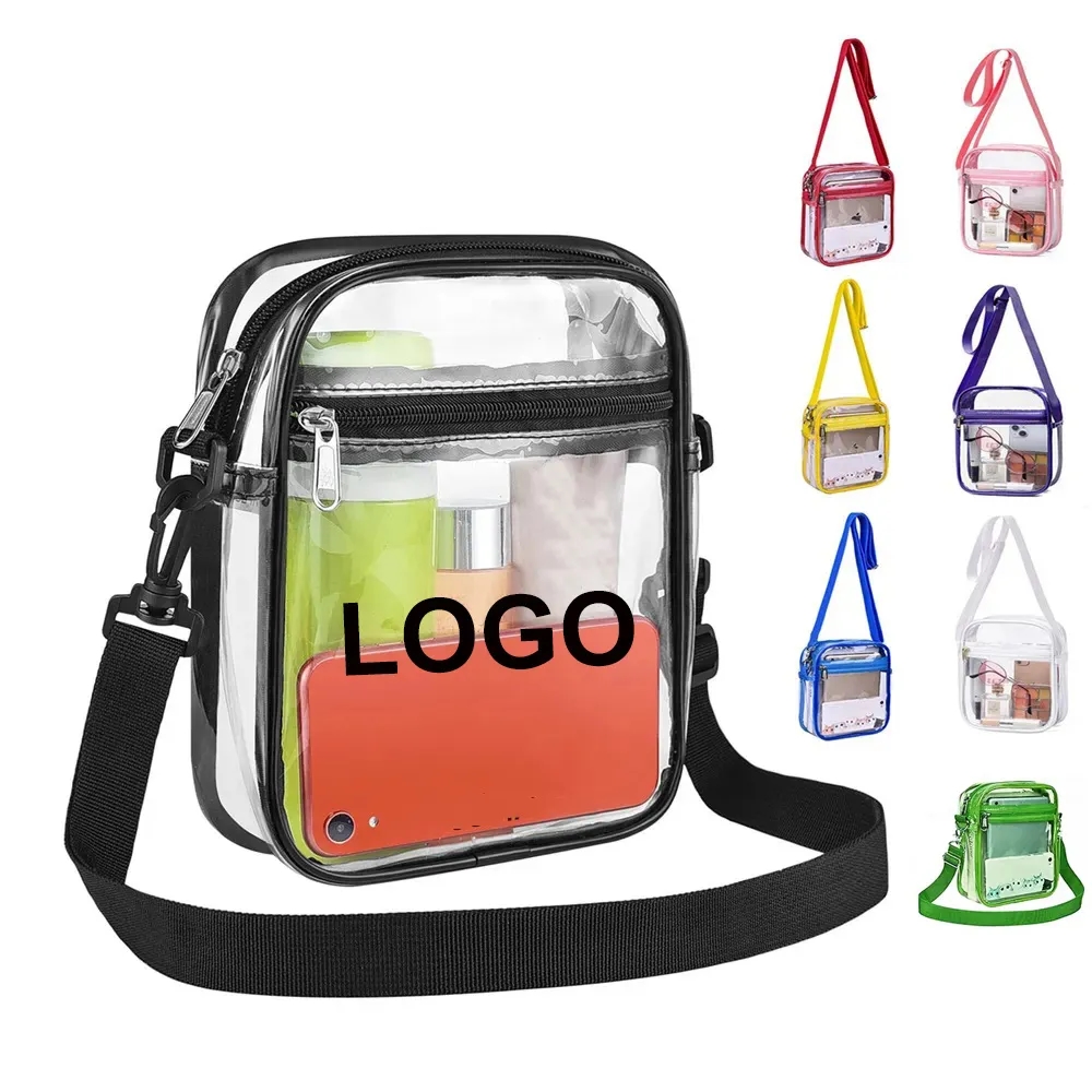 Clear PVC Transparent Crossbody Bag 5