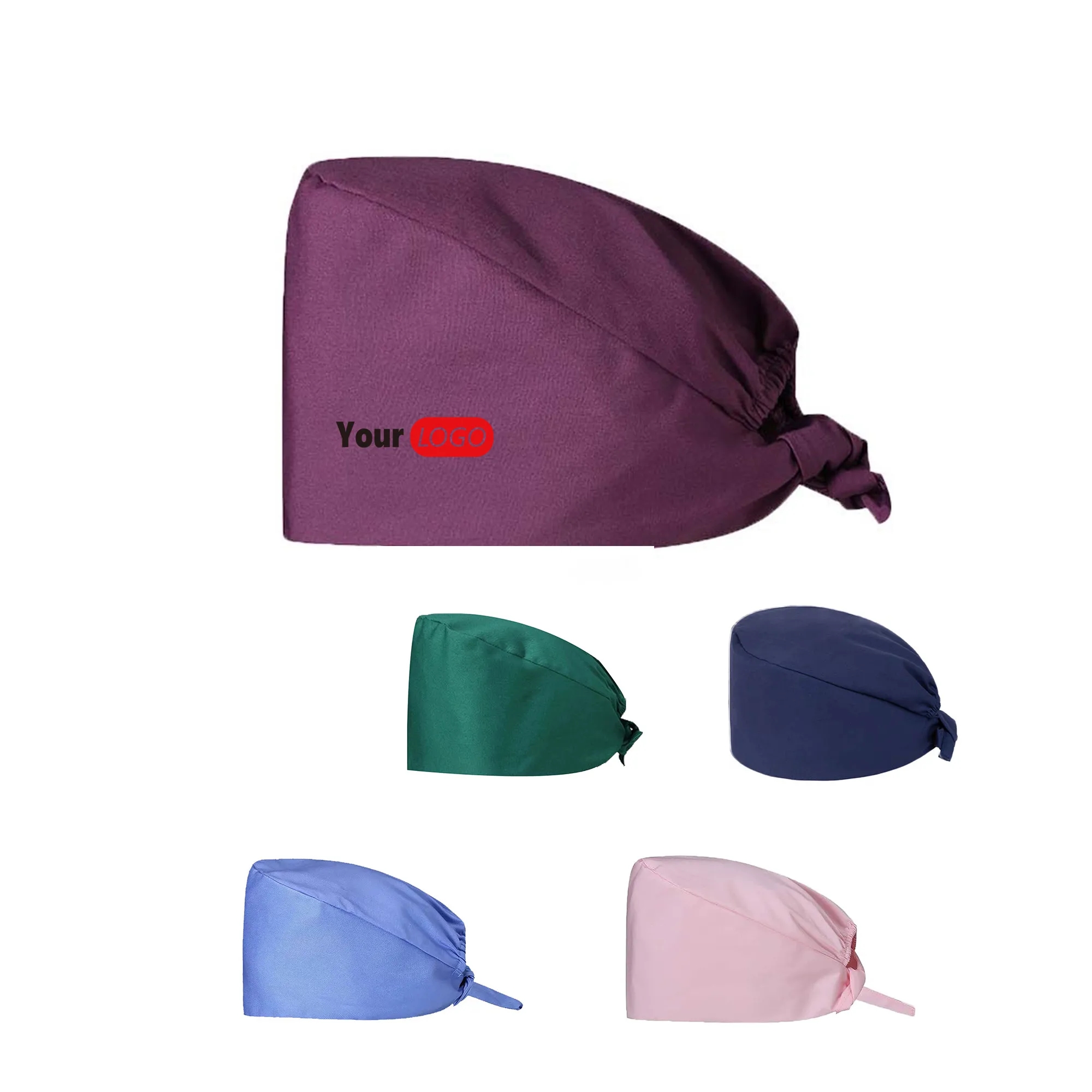 Adjustable Medical Nurse Scrub Cap MOQ 10pcs 4