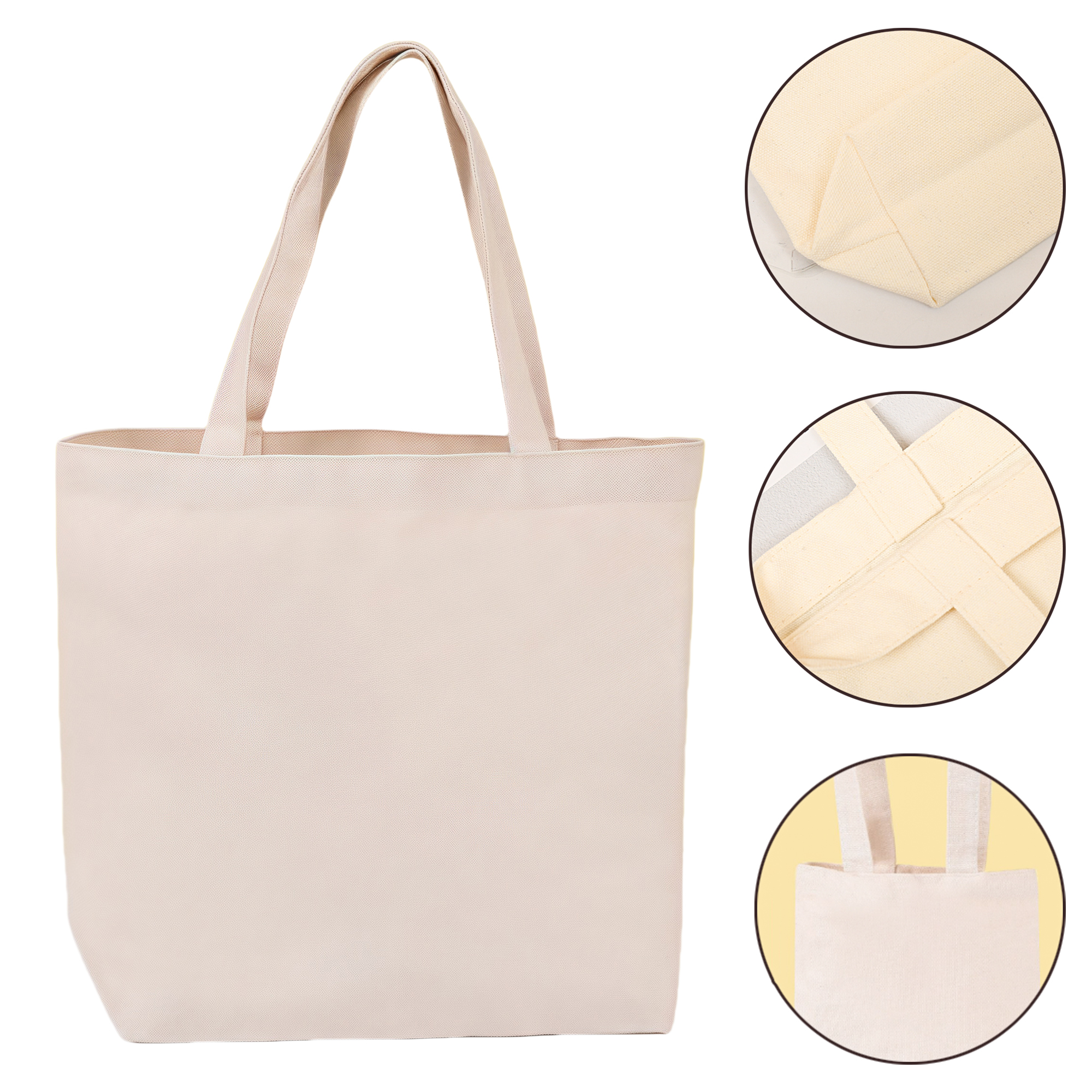 Eco-Friendly Reusable Canvas Tote Bag with Bottom, custom tote bag with logo imprint 2