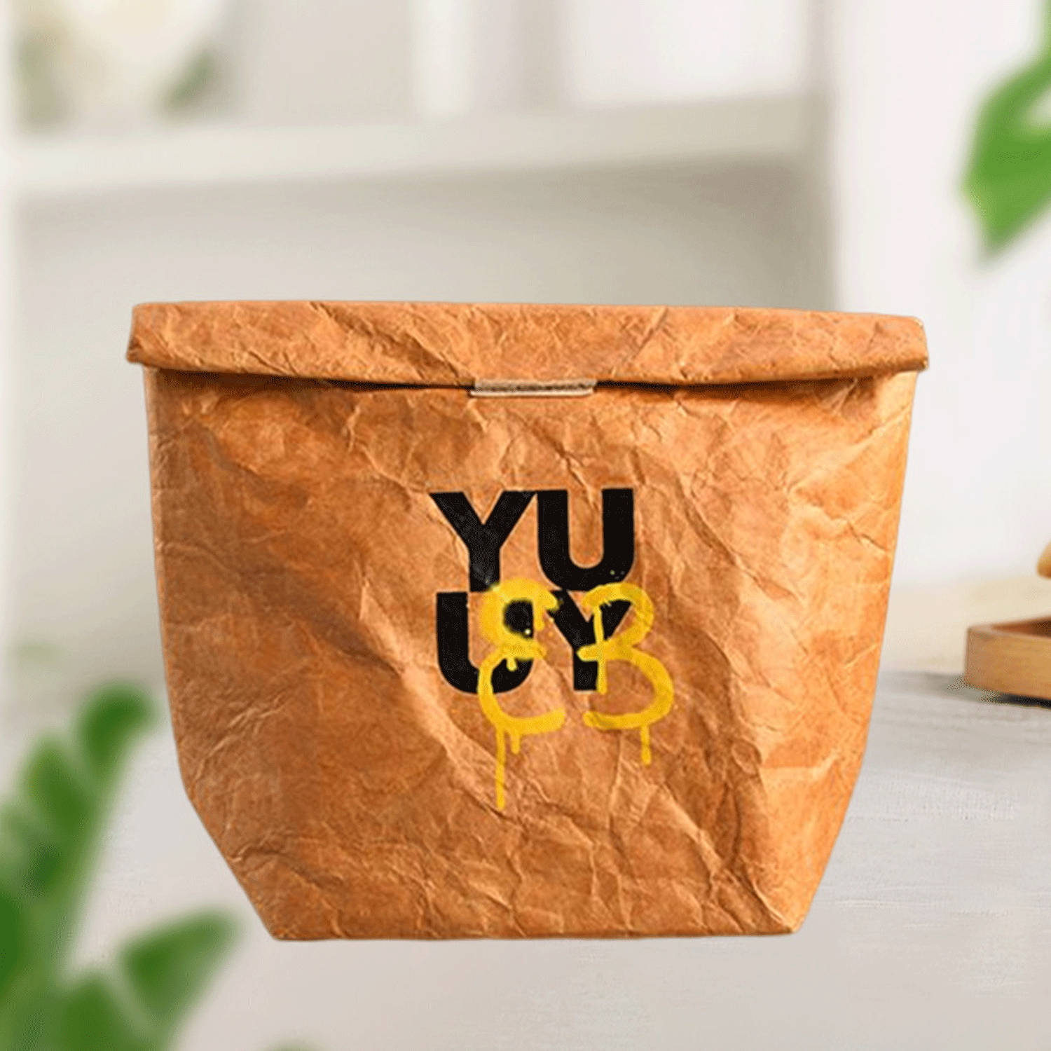 Waterproof Brown Portable Thermal Insulated Tyvek Paper Bags 10