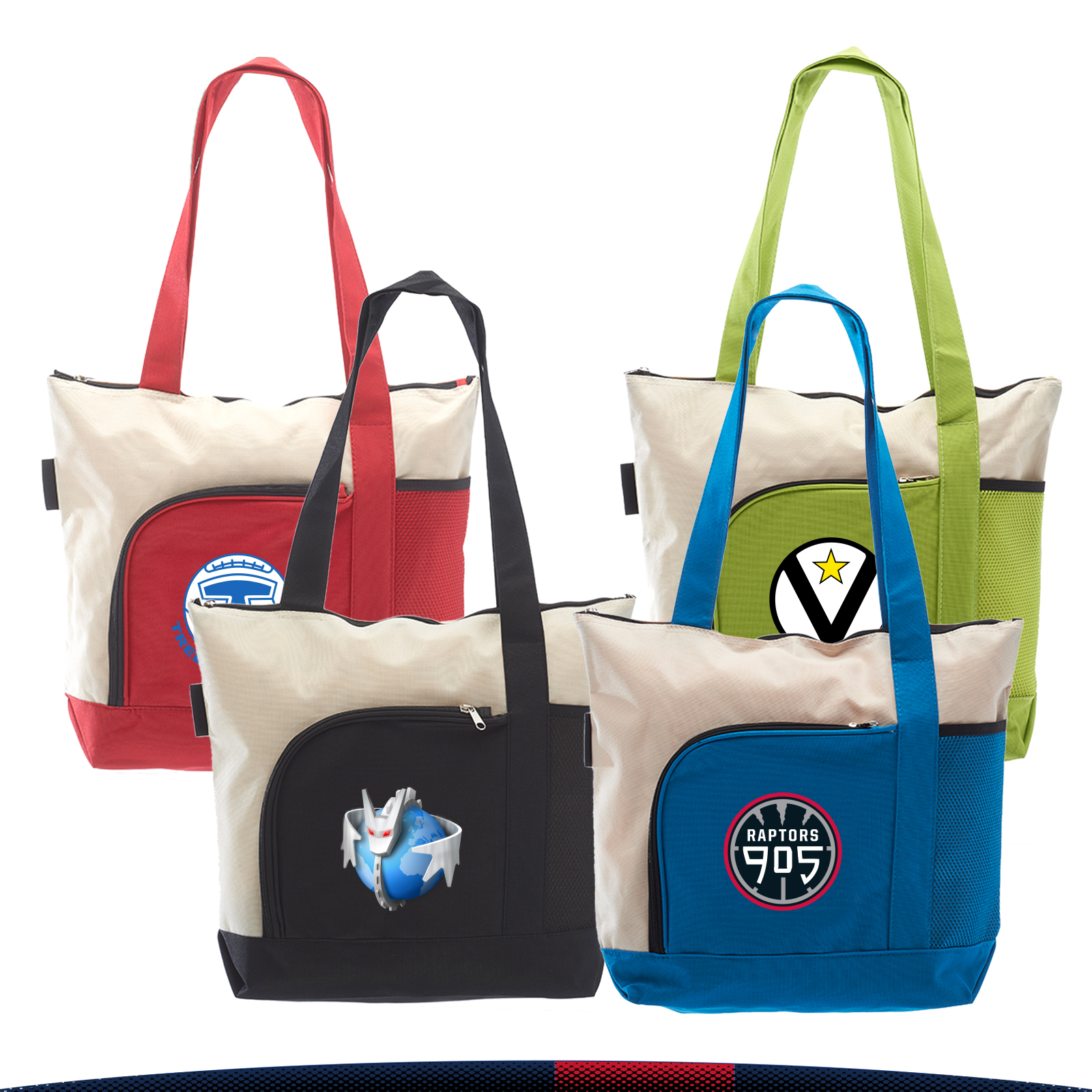 Zipper Tote Bags 2