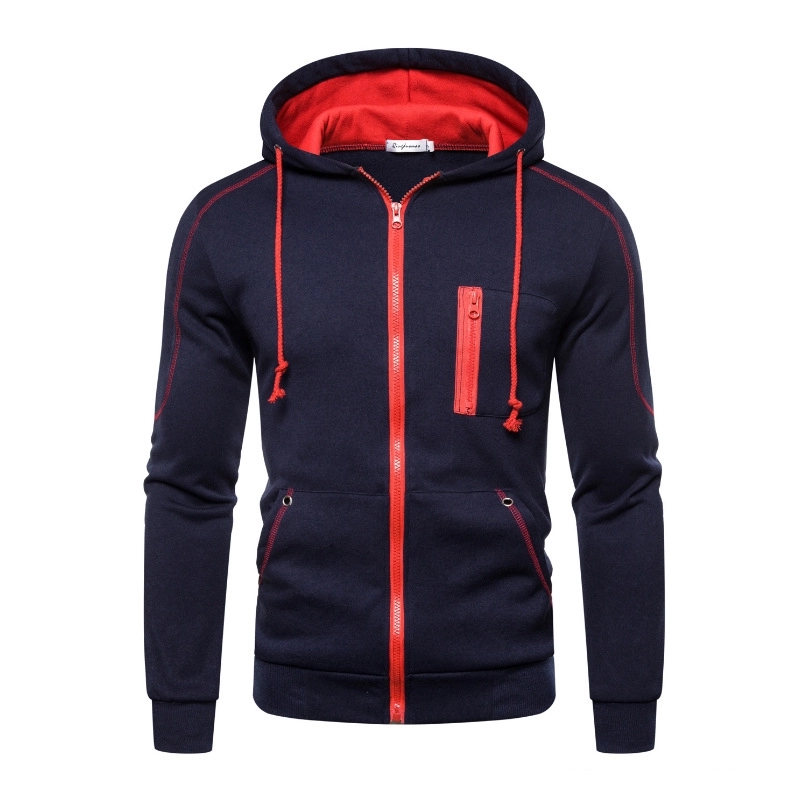 Contrast Zip Sweater Jacket 7