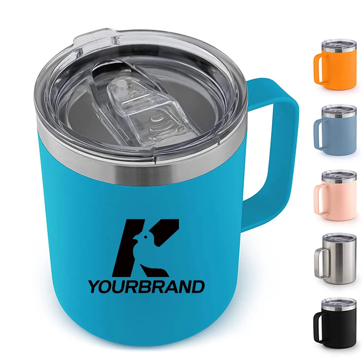 14oz Double Wall Stainless Steel Travel Tumbler Cup with Lid 5