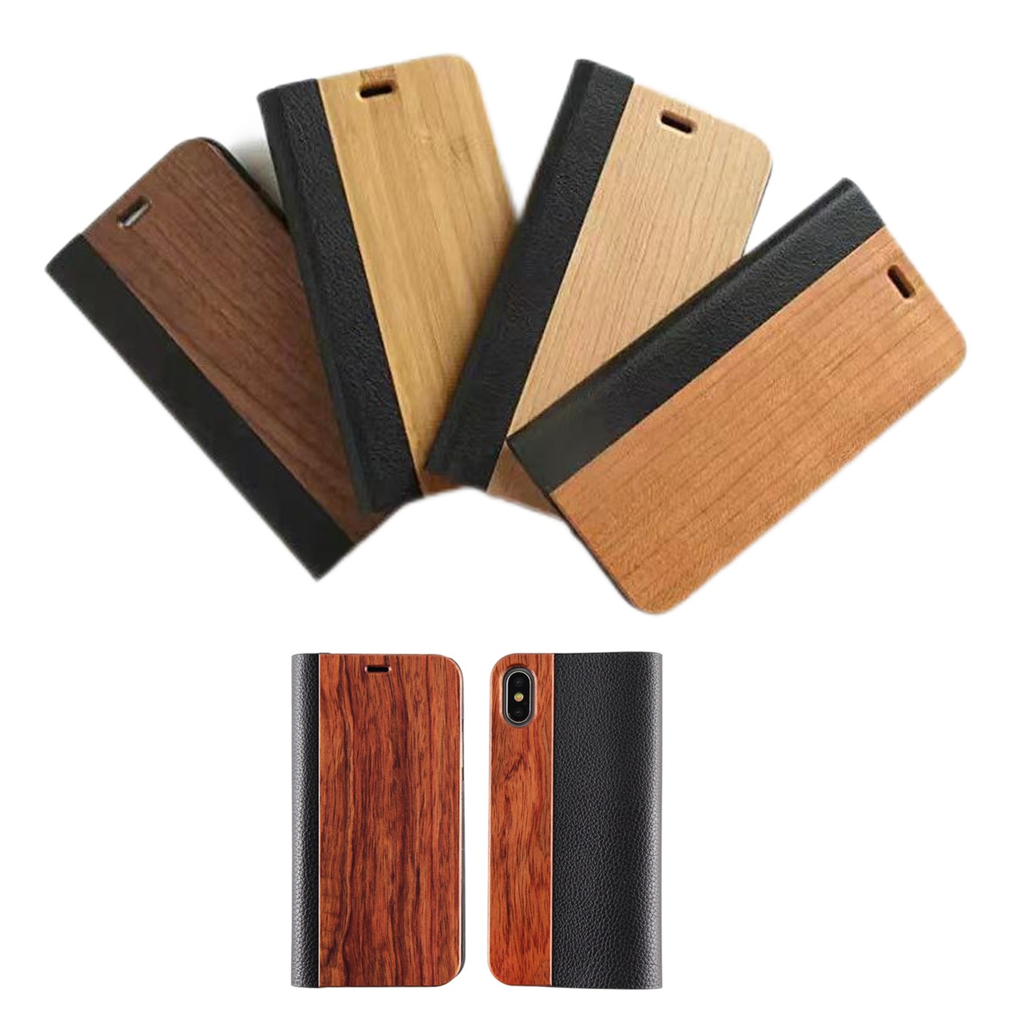 Wood & Leather Phone Case 2