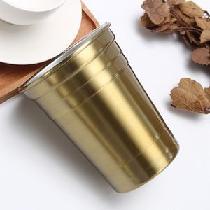 Stainless Steel Beer Glass 4