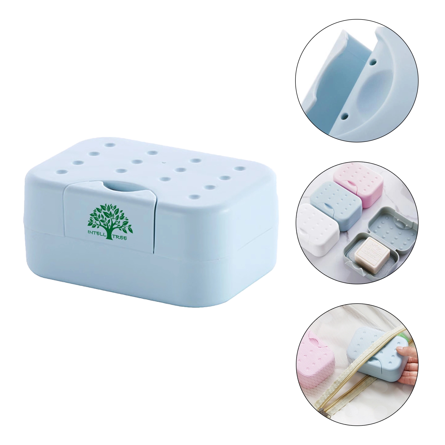 Travel Soap Portable Containe Holder With Lid 1